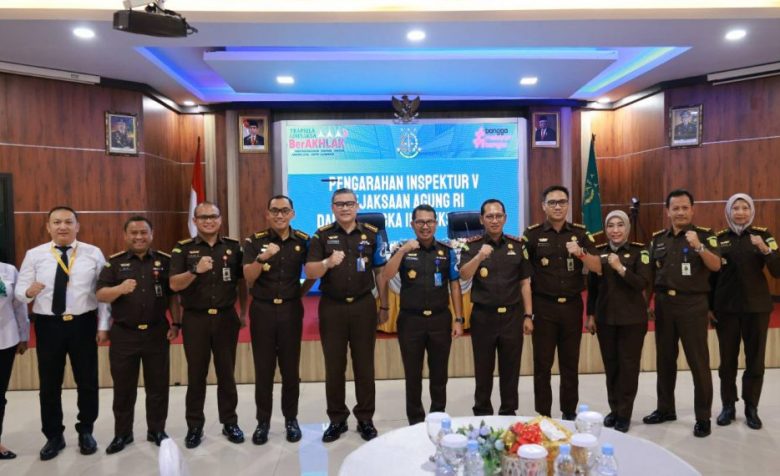 Inspektur V Jaksa Agung Muda Pengawasan Kunjungi dan Inspeksi ke Kejaksaan Tinggi Banten